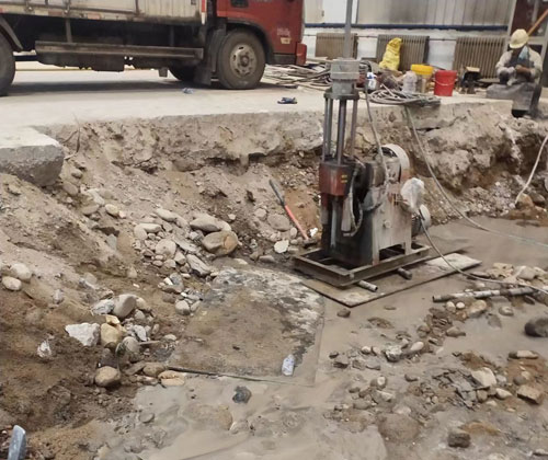 越西公路下沉压浆